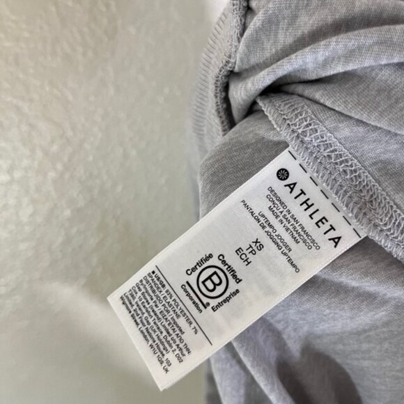 Athleta Pants Women XS Gray Uptempo Jogger 28" Athleisure Yoga Running Train - Picture 5 of 5